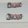 plant/Gray cat press on nails-1-thumbnail