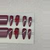 plant/Cute red and pink aura press on nails-1-thumbnail
