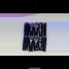 plant/Long black bling press on nails-0-thumbnail