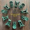 plant/100 pack Green clips size M-0-thumbnail
