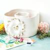 plant/Gold and White Double Well Painter's Pot-0-thumbnail