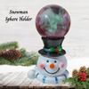 plant/Resin Snowman Crystal Sphere Holder-0-thumbnail