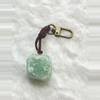 plant/Natural Crystal Stone Keychain(green)-1-thumbnail
