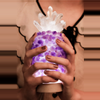 plant/Natural Crystal Amethyst Pineapple Lamp-1-thumbnail