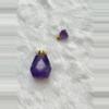 plant/Natural Crystal Perfume Bottle Pendant （round shape）-0-thumbnail