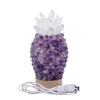 plant/Natural Crystal Amethyst Pineapple Lamp-0-thumbnail