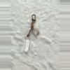 plant/Natural Crystal Stone Keychain(white)-0-thumbnail