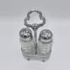plant/Vintage Chromium Plate Salt & Pepper Shaker Set England-3-thumbnail