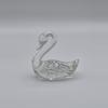 plant/Fenton Vintage Clear Crystal Swan Figurine-0-thumbnail