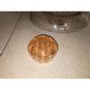 plant/Pink Depression Glass Console Bowl & Flower Frog 12.5"-7-thumbnail