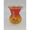 plant/Vintage Amberina Hand Blown Miniature Crackle Glass Pitcher-4-thumbnail