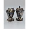 plant/Poole Silver Co. Lancaster Rose Silver Plated Creamer and Sugar Bowl Set #406-5-thumbnail
