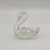 plant/Fenton Vintage Clear Crystal Swan Figurine-1-thumbnail