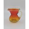plant/Vintage Amberina Hand Blown Miniature Crackle Glass Pitcher-1-thumbnail