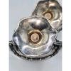 plant/Poole Silver Co. Lancaster Rose Silver Plated Creamer and Sugar Bowl Set #406-8-thumbnail