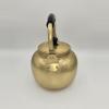 plant/Gold-Toned Aluminum Tea Kettle Vintage-3-thumbnail