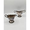 plant/Poole Silver Co. Lancaster Rose Silver Plated Creamer and Sugar Bowl Set #406-1-thumbnail