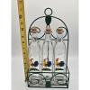plant/Vintage Rooster Oil and Vinegar Glass Bottles In Holder Set of 3-2-thumbnail