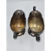 plant/Poole Silver Co. Lancaster Rose Silver Plated Creamer and Sugar Bowl Set #406-2-thumbnail