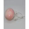 plant/Vintage Genuine Italian Pink Alabaster Egg with Duck Display Stand-1-thumbnail
