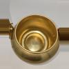 plant/Gold-Toned Aluminum Tea Kettle Vintage-2-thumbnail