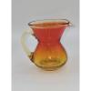 plant/Vintage Amberina Hand Blown Miniature Crackle Glass Pitcher-0-thumbnail