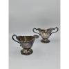 plant/Poole Silver Co. Lancaster Rose Silver Plated Creamer and Sugar Bowl Set #406-3-thumbnail