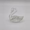 plant/Fenton Vintage Clear Crystal Swan Figurine-2-thumbnail