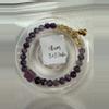 plant/Natural Amethyst Beaded Bracelet with Gold Gourd Pendant & Acrylic Accents -CC2509A009-0-thumbnail
