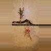 plant/Small wildflower driftwood wall hanger.-0-thumbnail