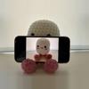 plant/Kawaii Marshmallow Desk Buddy Phone Holder | Cute Plush Phone Stand |-0-thumbnail