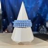 plant/One (1) Angelite stretchy bracelet | 6mm beads | 6.5" wrist-0-thumbnail