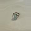 plant/size 7 blue stone sterling silver ring-0-thumbnail