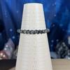 plant/One (1) Larvikite stretchy bracelet | 6mm beads | 6.25" wrist-1-thumbnail