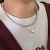 plant/S925 double necklace no pearl including -0-thumbnail