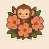 plant/Monkey | Sticker-0-thumbnail