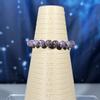 plant/Charoite bracelet-stretchy | 9mm beads | 6.25" wrist-1-thumbnail