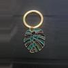 plant/Brass monstera keychain-0-thumbnail