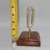 plant/Mid-Century Brass Modern Desktop Letter/Photo Holder-1-thumbnail