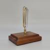 plant/Mid-Century Brass Modern Desktop Letter/Photo Holder-2-thumbnail
