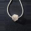 plant/Sterling silver monstera necklace-0-thumbnail