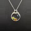 plant/London Blue Topaz, Madeira Citrine, and Peridot Sterling Silver Pendant Necklace-0-thumbnail