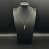 plant/23 Carat Tooth Shaped Australian Boulder Opal Gold-Filled Pendant and Necklace-1-thumbnail