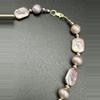 plant/Large Purple Edison Pearl Necklace: Baroque Rectangular Pearls, 14K Gold-Filled-3-thumbnail