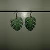 plant/Wooden Bohemian earrings-2-thumbnail