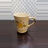 plant/Stoneware Lemon Floral Mug 4" Tall-0-thumbnail