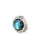 plant/Blue Labradorite Sterling Silver Ring: Modern Baroque Handmade Jewelry, Size 4.5-6-thumbnail