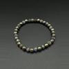 plant/Genuine Natural Sapphire and Pyrite September Birthday Elastic Bracelet-1-thumbnail