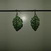 plant/Wooden Bohemian earrings-3-thumbnail