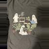 plant/SPOOKY plantie ghosts V neck Tshirt LG-0-thumbnail